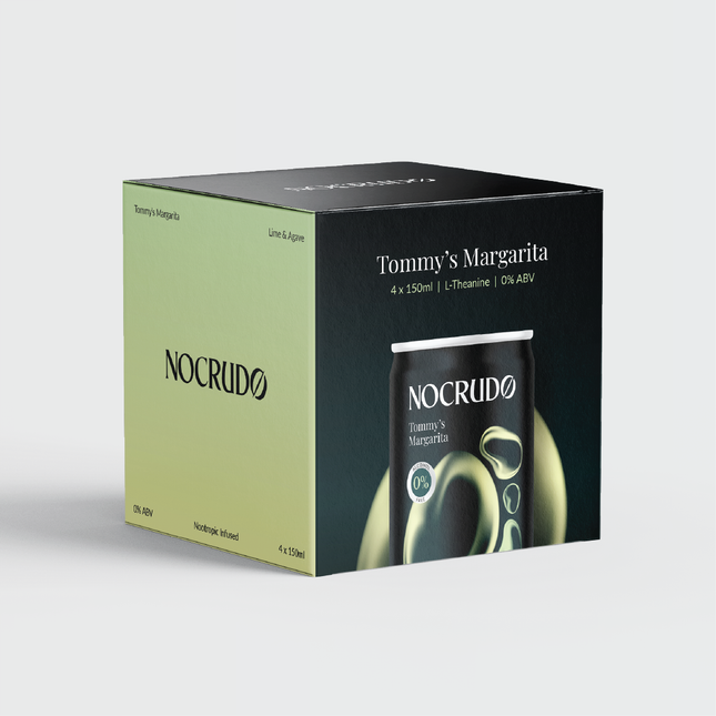 Tommy's Margarita 0% Alcohol - Box of 4 (L'Theanine Infused.)