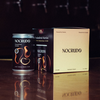 Passionfruit Martini 0% Alcohol - Box of 4 (L'Theanine Infused.)