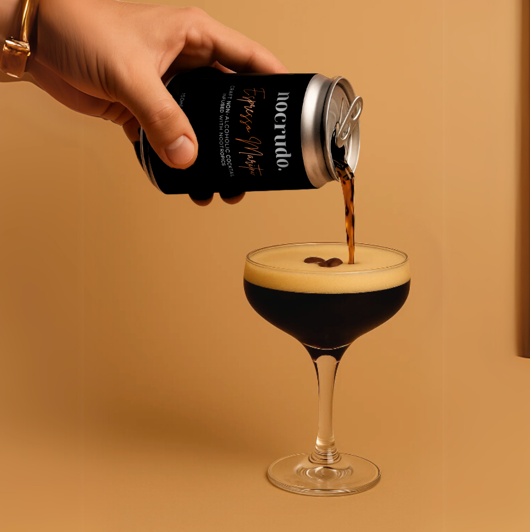 Espresso Martini 0% Alcohol - Box of 4 (L'Theanine Infused.)